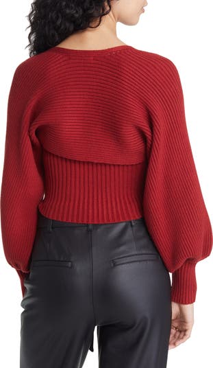 Twice the Love Rib Knit Tube Top & Bolero