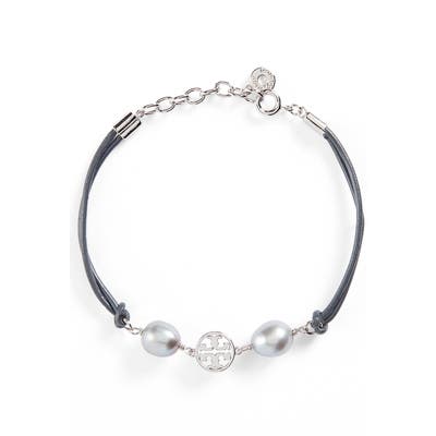 Tory Burch Logo Pearl Bracelet