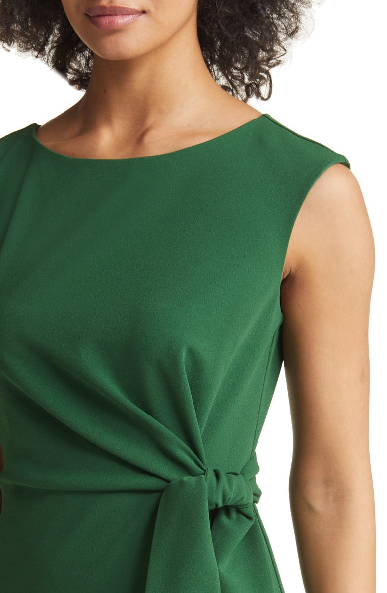 Tahari ASL Cap Sleeve Side Tie Sheath Dress, Alternate, color,