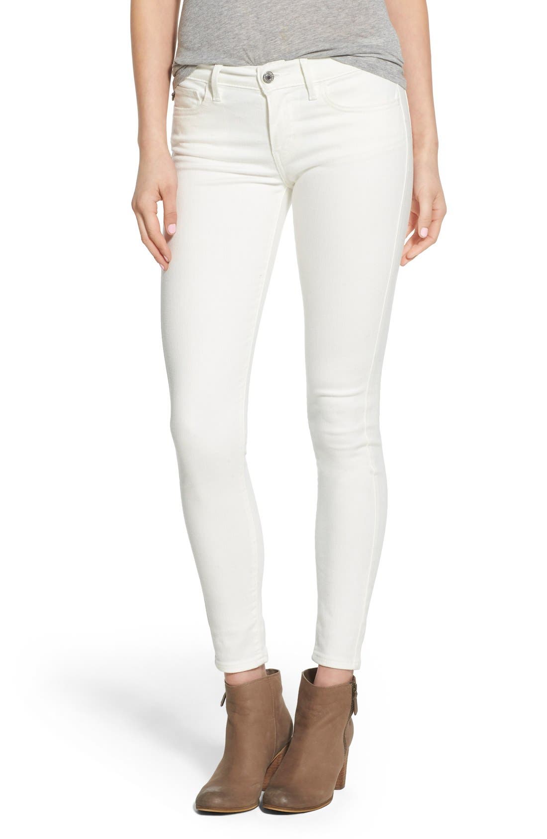 levi's 710 super skinny jeans white