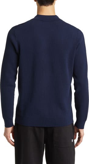 COS Wool Blend Half Zip Sweatshirt
