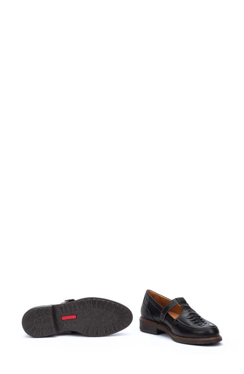 Shop Pikolinos Aldaya Buckle Strap Loafer In Black