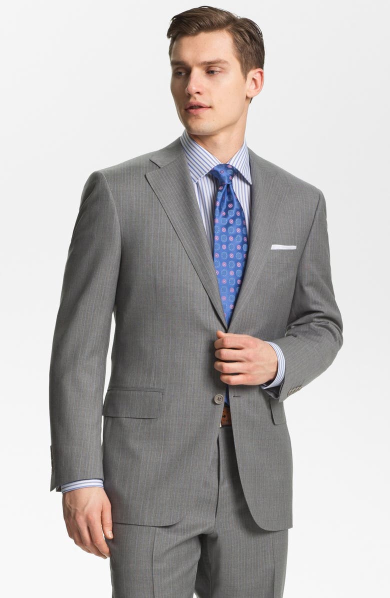 Canali Stripe Wool Suit | Nordstrom
