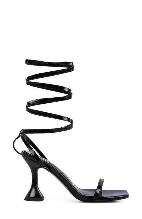 Shop London Rag Lewk Strappy Sandal In Black