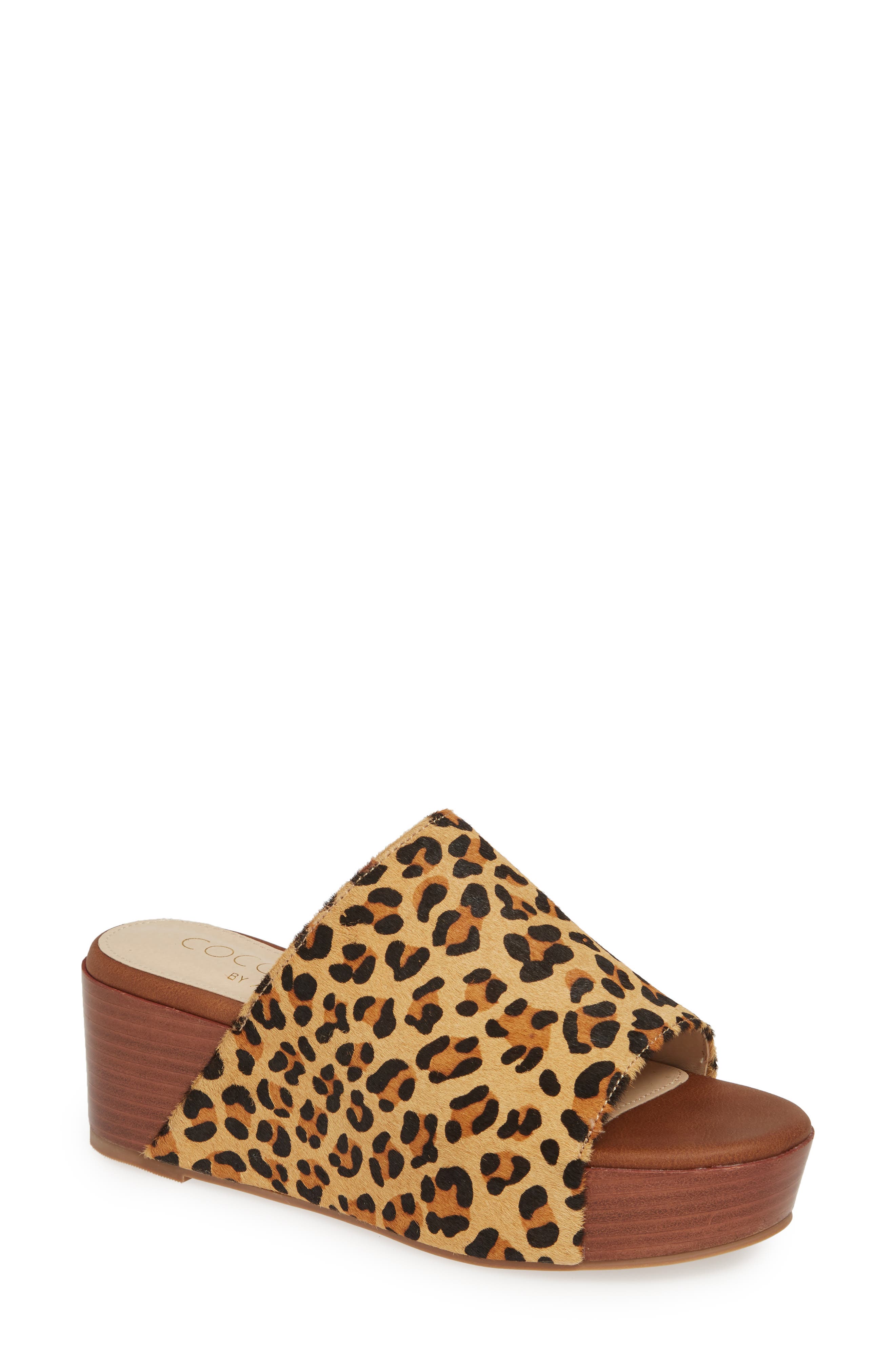 Coconuts By Matisse Freya Platform Slide Sandal, Brown