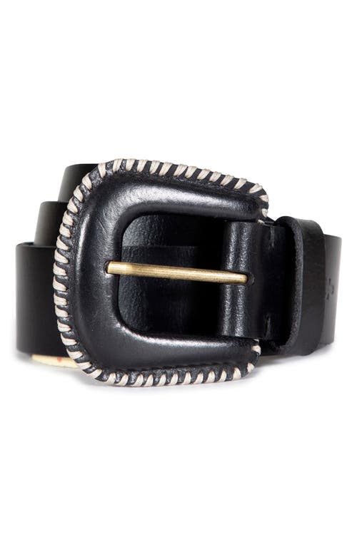 Frye Leather Belt in Black