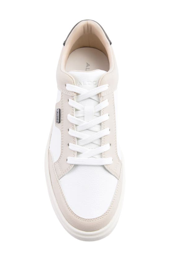 Shop Aldo Rylan Sneaker In White Syn Pebble