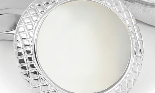 Tateossian Mother-of-pearl Bullseye Cuff Links In White