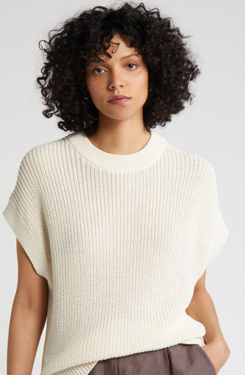 Shop Nordstrom Crewneck Sweater In Ivory Pristine