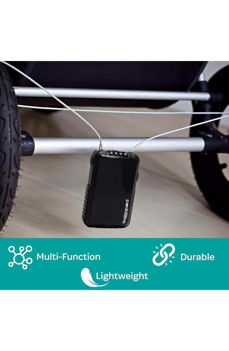 BuggyGear Travel Ready Stroller Lock, Alternate, color, Black