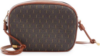 Saint Laurent Camera Bag Monogram All Over Canvas Small at 1stDibs  le monogramme  small camera bag in monogram canvas and smooth leather, ysl monogram canvas  camera bag
