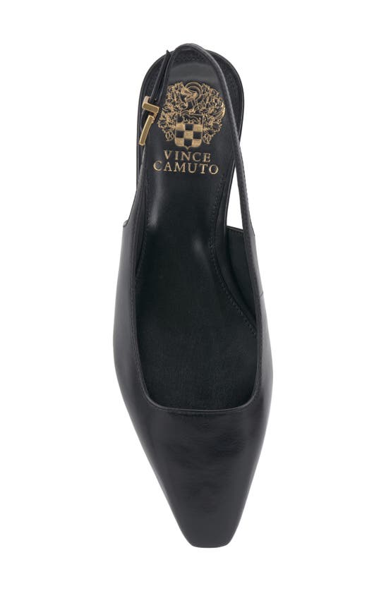 Shop Vince Camuto Sashea Slingback Flat In Black