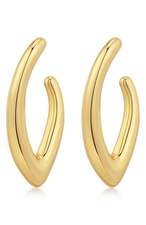 LUV AJ LUV AJ X DEZI THE CHAIN SCULPT LINK EARRINGS