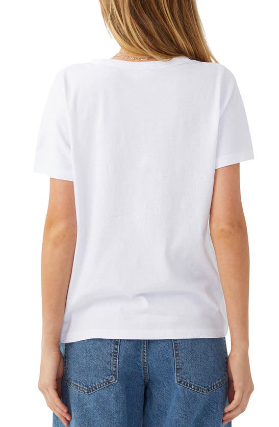 Shop Cotton On The Classic Cotton T-shirt In White