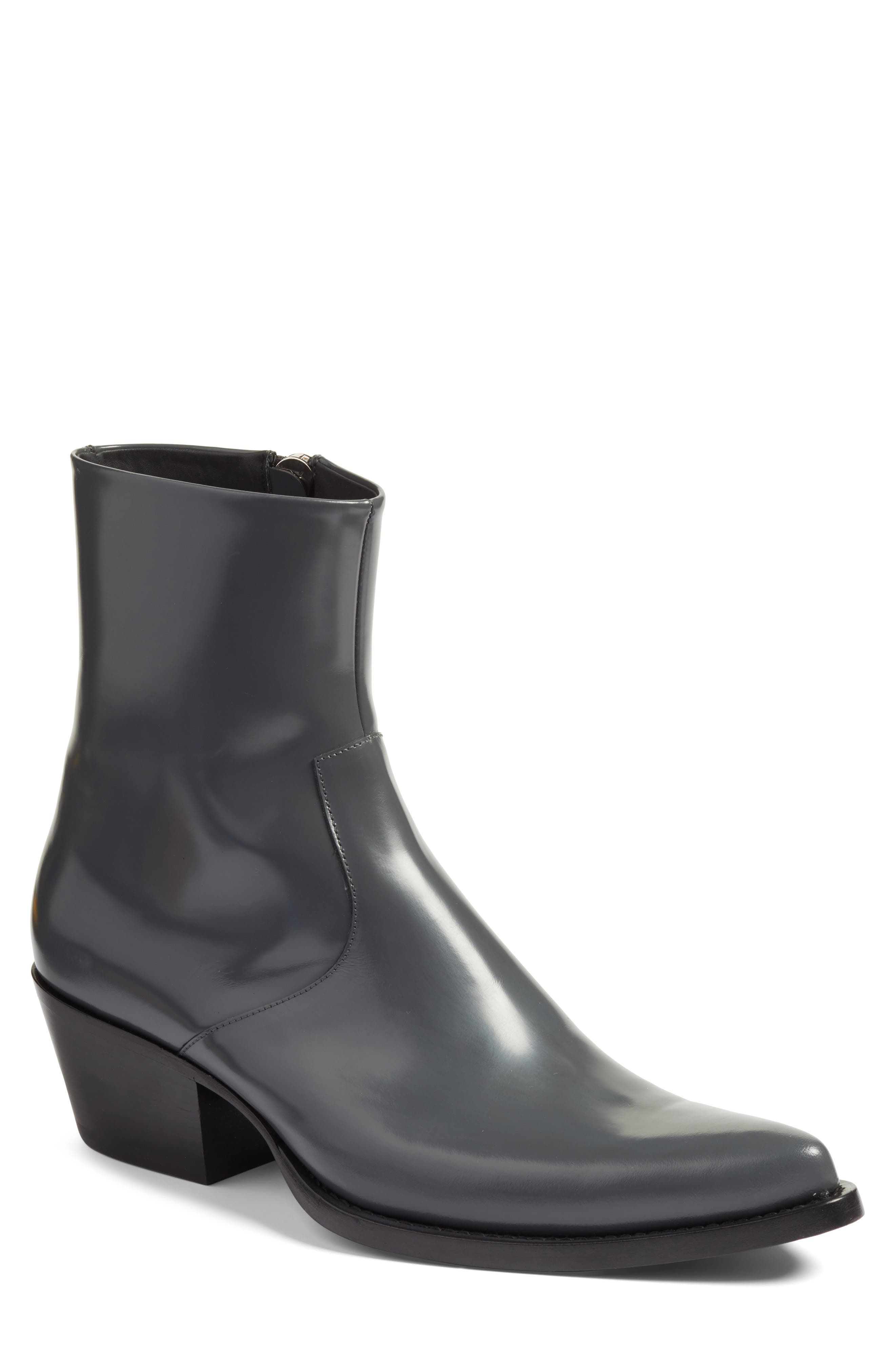 calvin klein grey boots