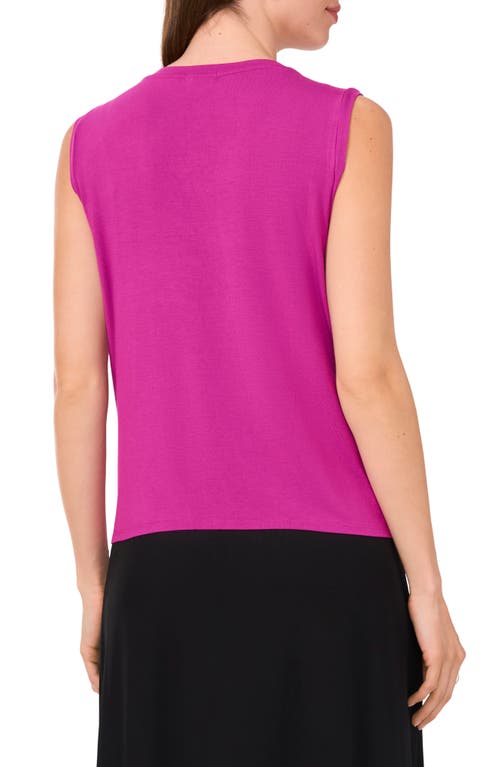 Shop Halogenr Halogen(r) Pintuck Tank In Vivid Plum Purple