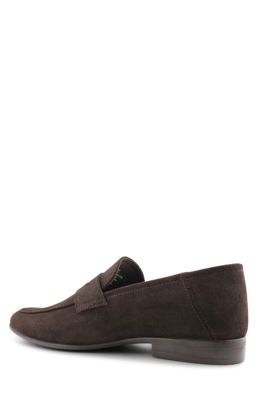 Shop Blake Mckay Sawyer Penny Loafer In Brown Suede