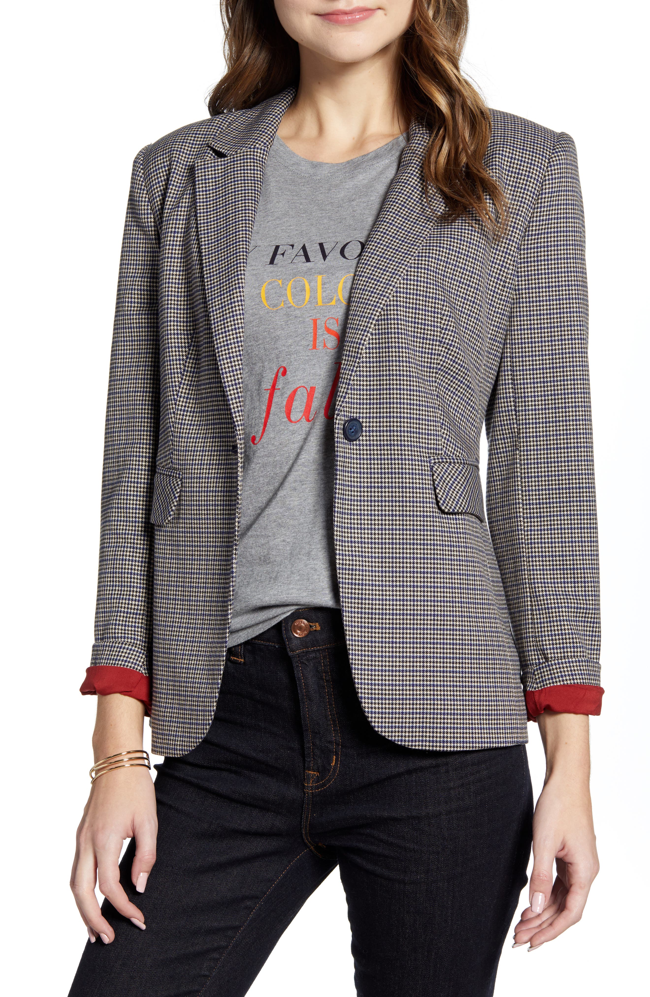 1901 Houndstooth Blazer Nordstrom