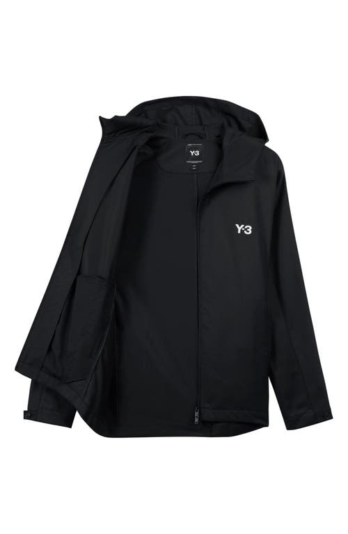 Shop Y-3 Refined Hooded Jacket In Black