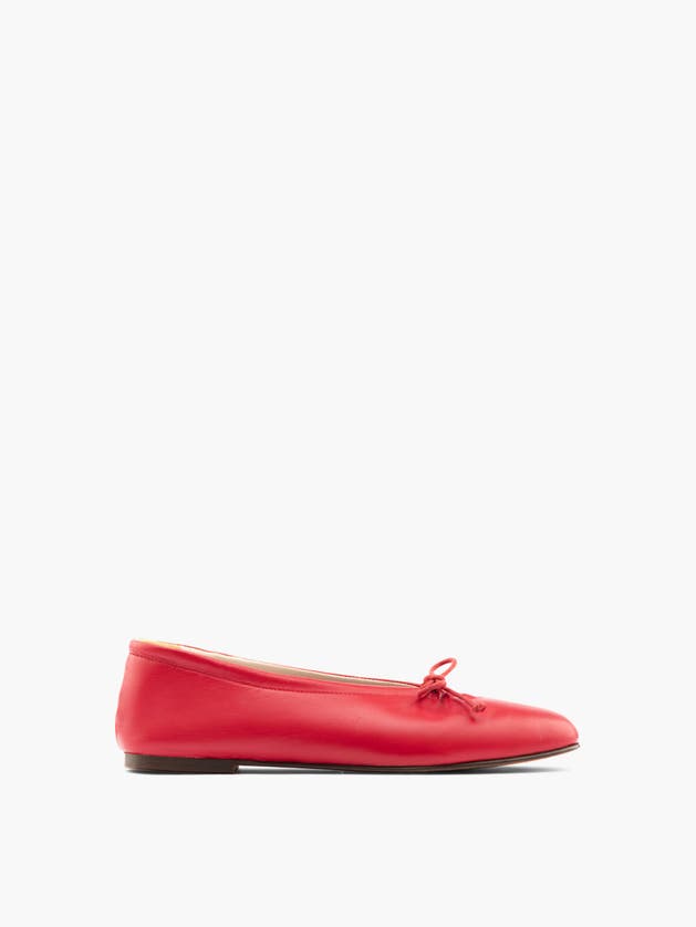 Maguire Prato Lipstick Ballerina In Red