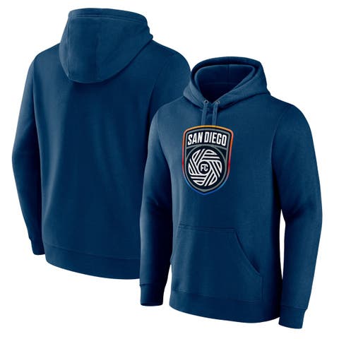 Men's Fanatics Branded  Navy San Diego FC Primary Logo Fleece Pullover Hoodie