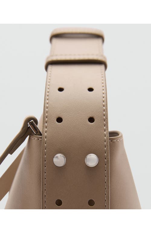Mango Shopper Shoulder Bag In Off White