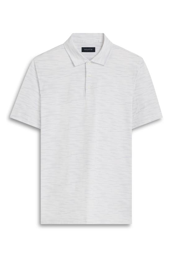 Shop Bugatchi Victor Ooohcotton® Print Polo In White