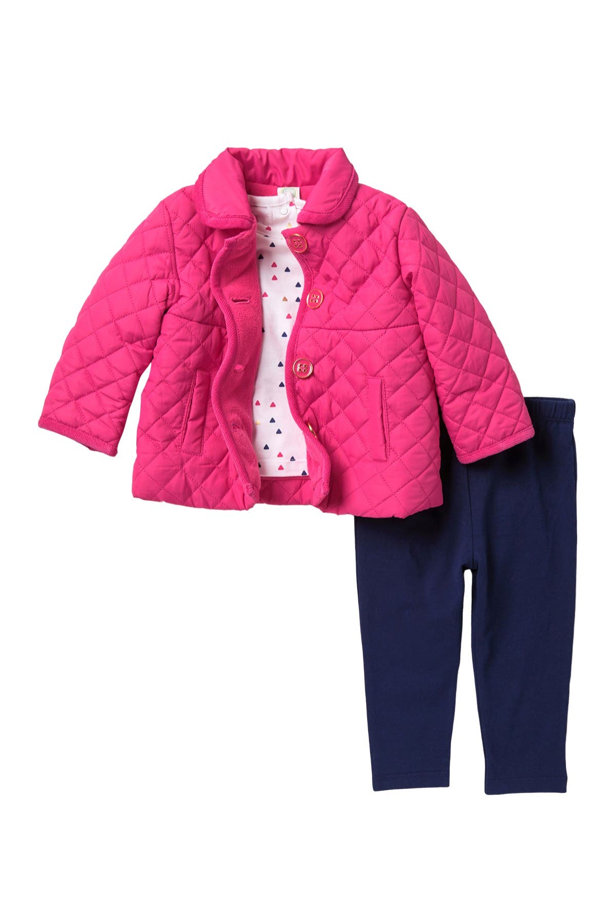 baby girl quilted coat