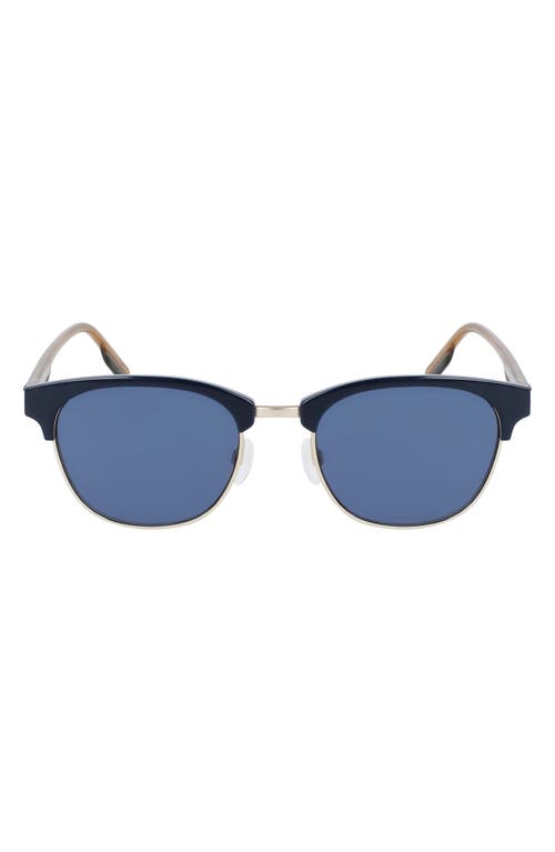 Converse Disrupt 52mm Round Sunglasses in Obsidian/Light Gold/Blue