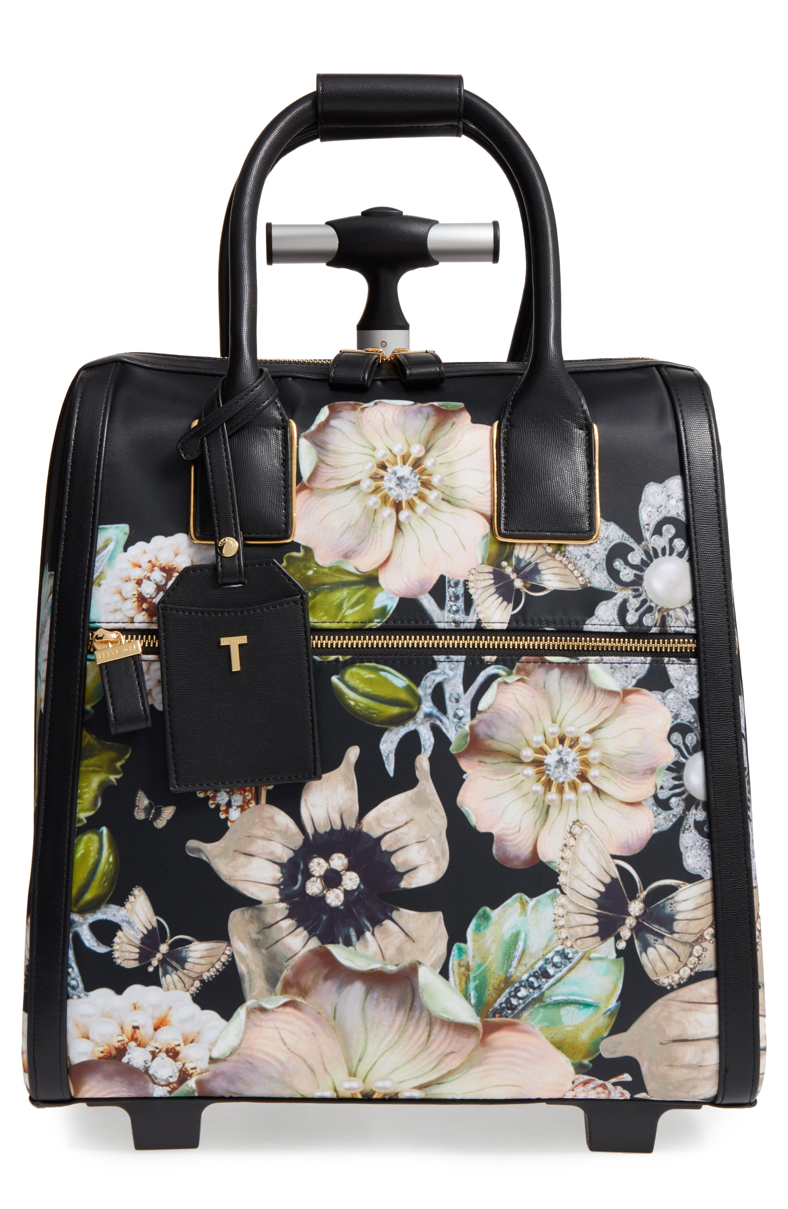 Ted Baker London Inez Gem Gardens TwoWheel Travel Bag (16 Inch