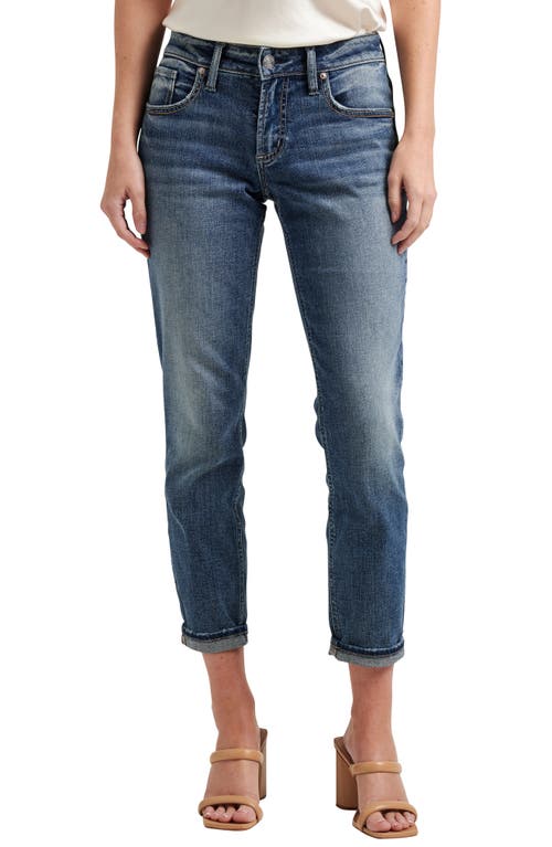 Silver Jeans Co. Curvy Slim Fit Boyfriend Indigo at Nordstrom, 29