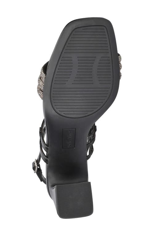 Bella Vita Womens Embellished Manmade Block Heels In Black