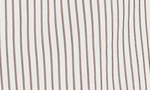 Shop Zegna Pinstripe Swim Trunks In Blule