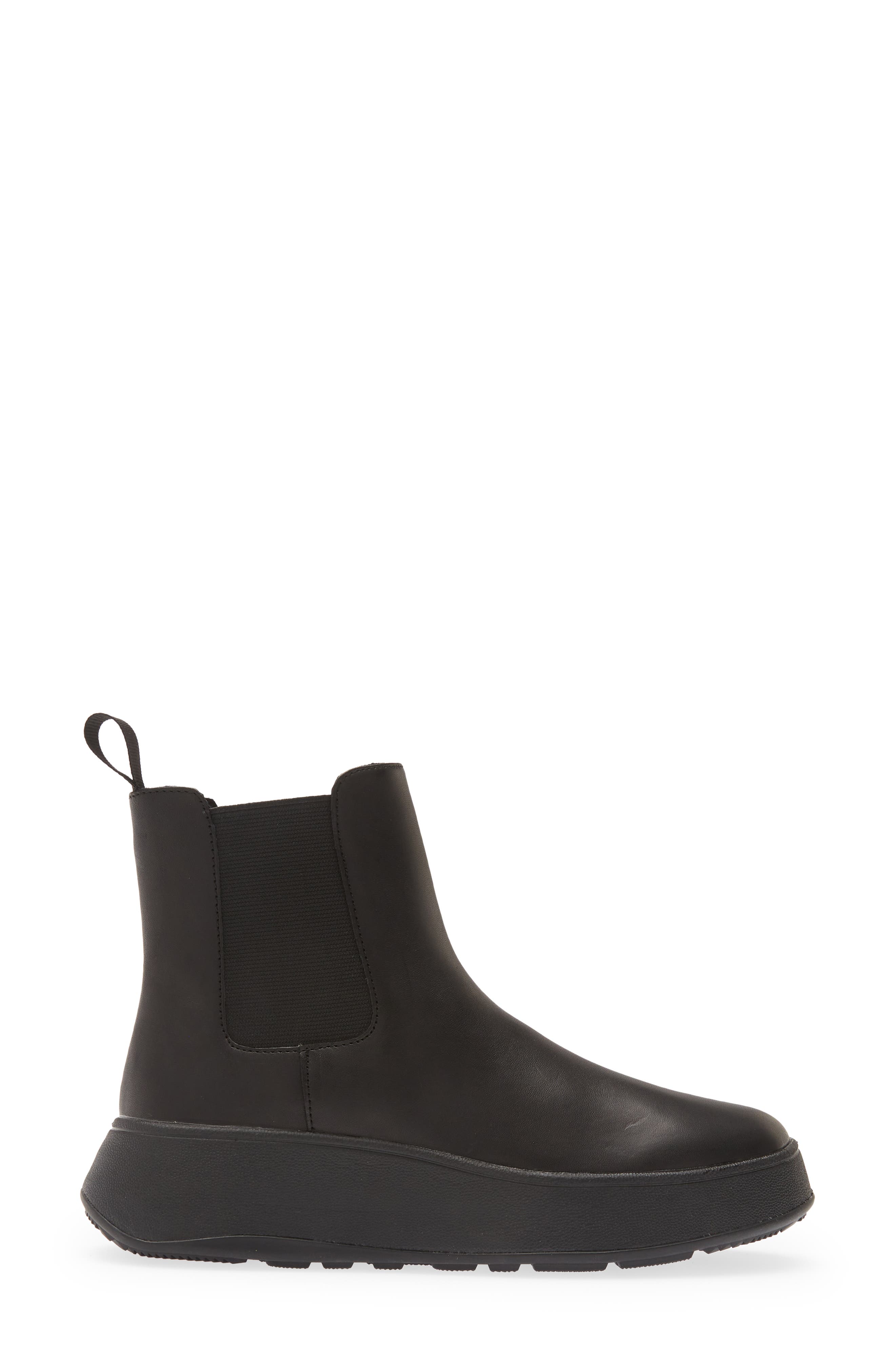 FitFlop F-Mode Leather Flatform Chelsea 
