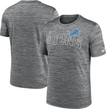Men's Nike Black/Heathered Black Detroit Lions Sideline Coaches UV  Performance Long Sleeve T-Shirt