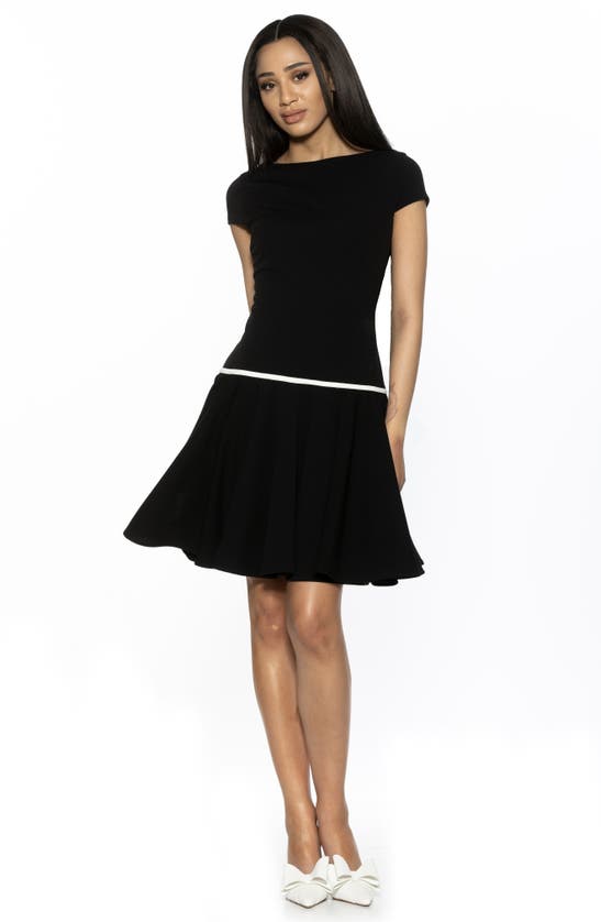 Alexia Admor Drop Waist Dress In Black