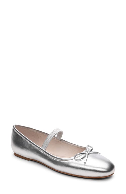 Sanctuary Facile Mary Jane Flat In Silver