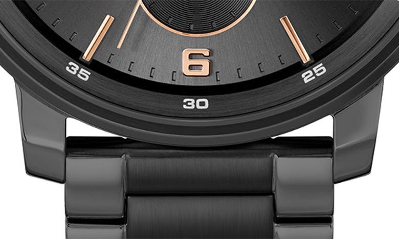 Shop Hugo Boss Contender Bracelet Watch, 44mm In Black