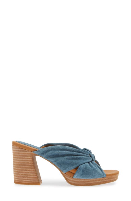 Shop Kork-ease ® Haya Slide Sandal In Blue Suede