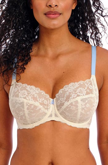 Freya Offbeat Underwire Side Support Bra in Mineral Gray (MGY)