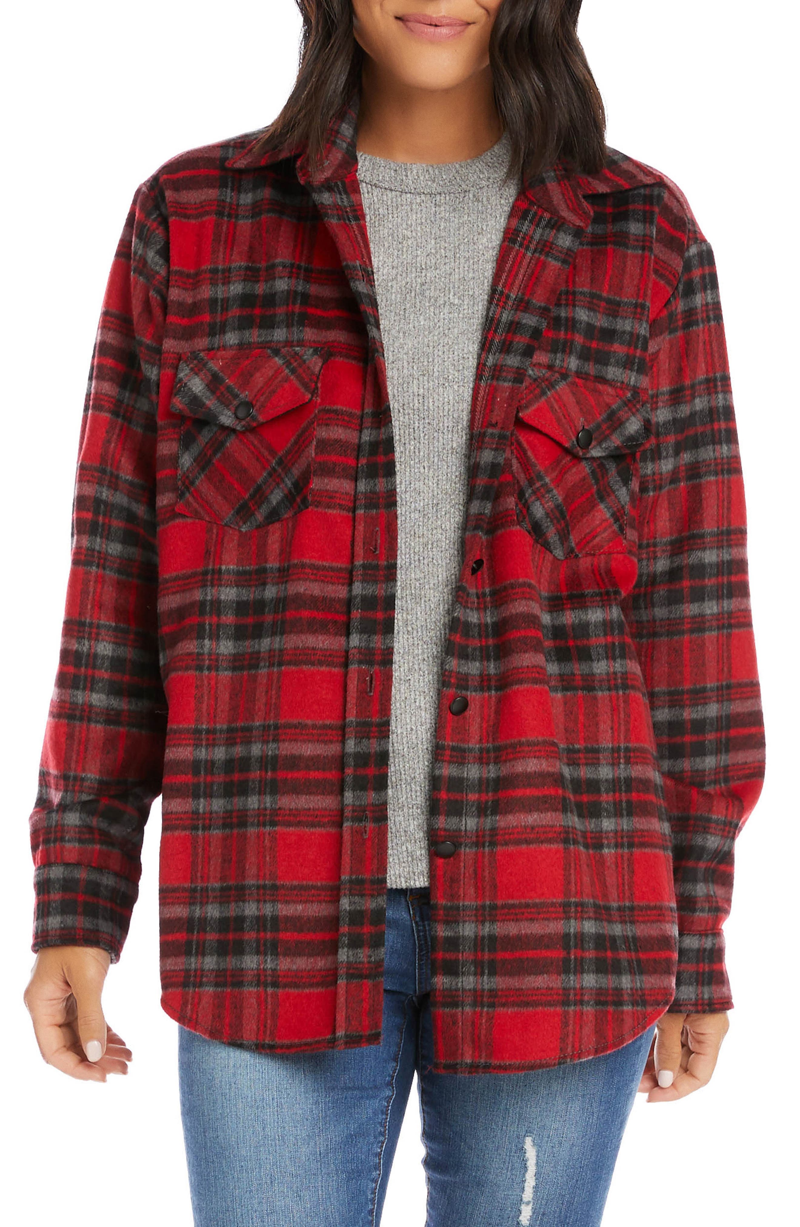 ladies plaid jacket
