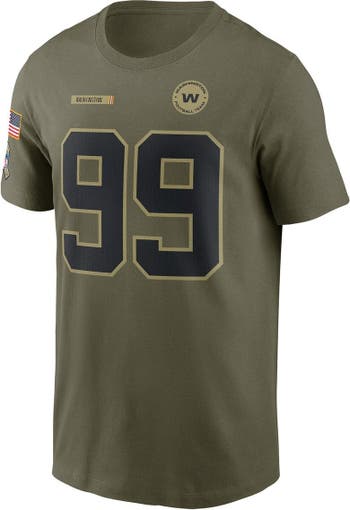 Nike Men's Nike Chase Young Camo Washington Football Team 2021 Salute To  Service Name & Number T-Shirt