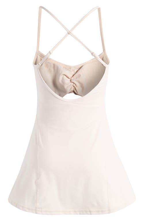 Shop Pacsun Delilah A-line Minidress In White Sand