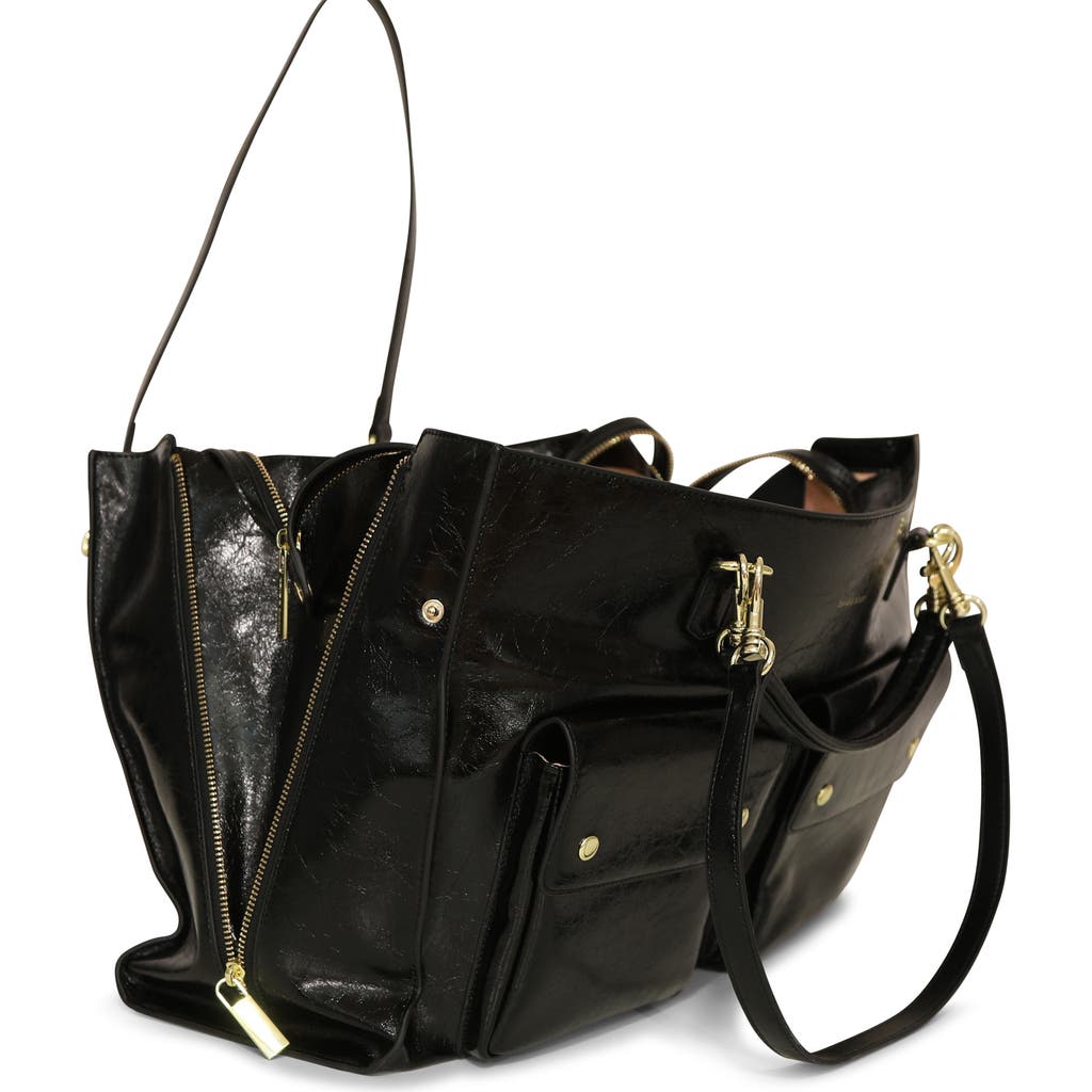 Belle & Bloom Reflections Shoulder Bag In Black