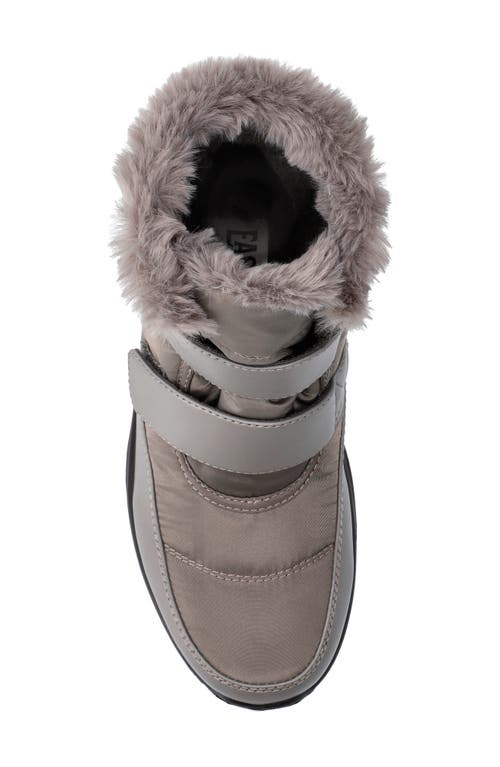 Shop Easy Street Polar Waterproof Faux Fur Boot In Grey