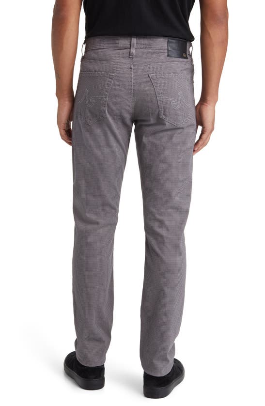 Shop Ag Tellis Grid Slim Fit Pants In Saunter Blue Multi