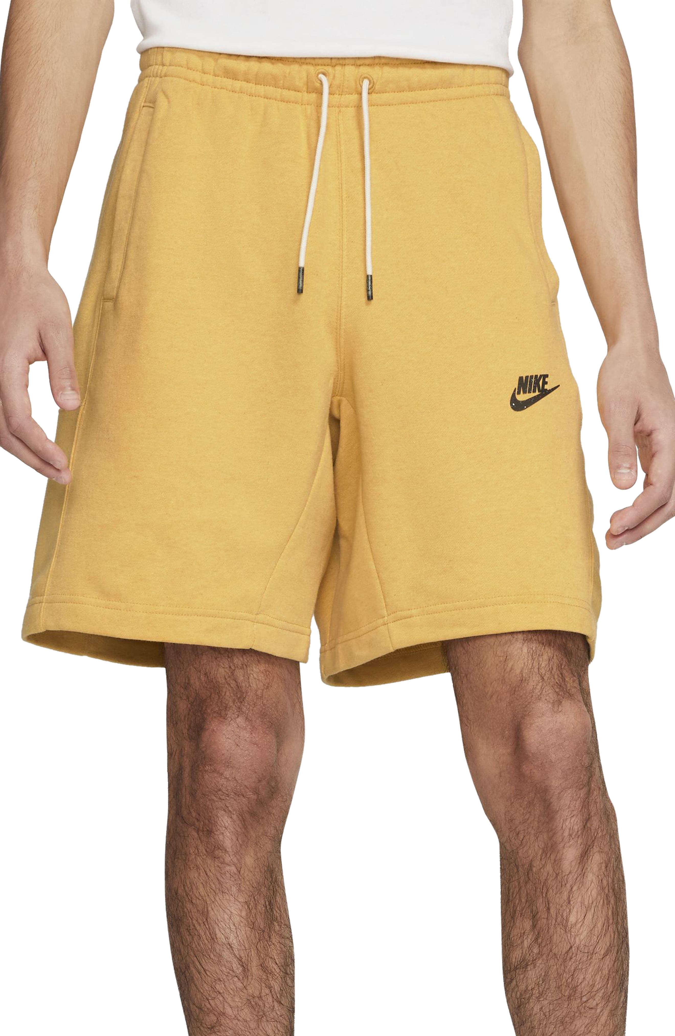 yellow shorts
