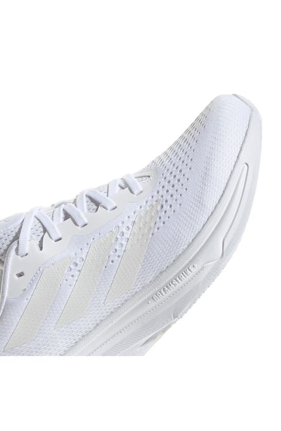 Shop Adidas Originals Supernova Rise Running Shoe In White/ Crystal White/ Black