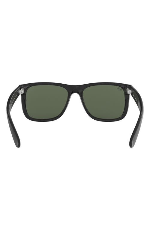 Shop Ray Ban Ray-ban Justin 54mm Rectangular Sunglasses In Black/green