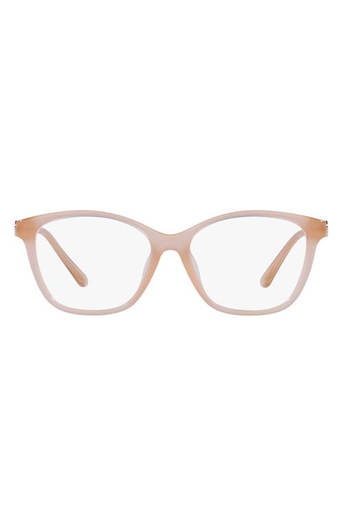 Michael Kors Boulder 55mm Square Optical Glasses in Milky Pink at Nordstrom